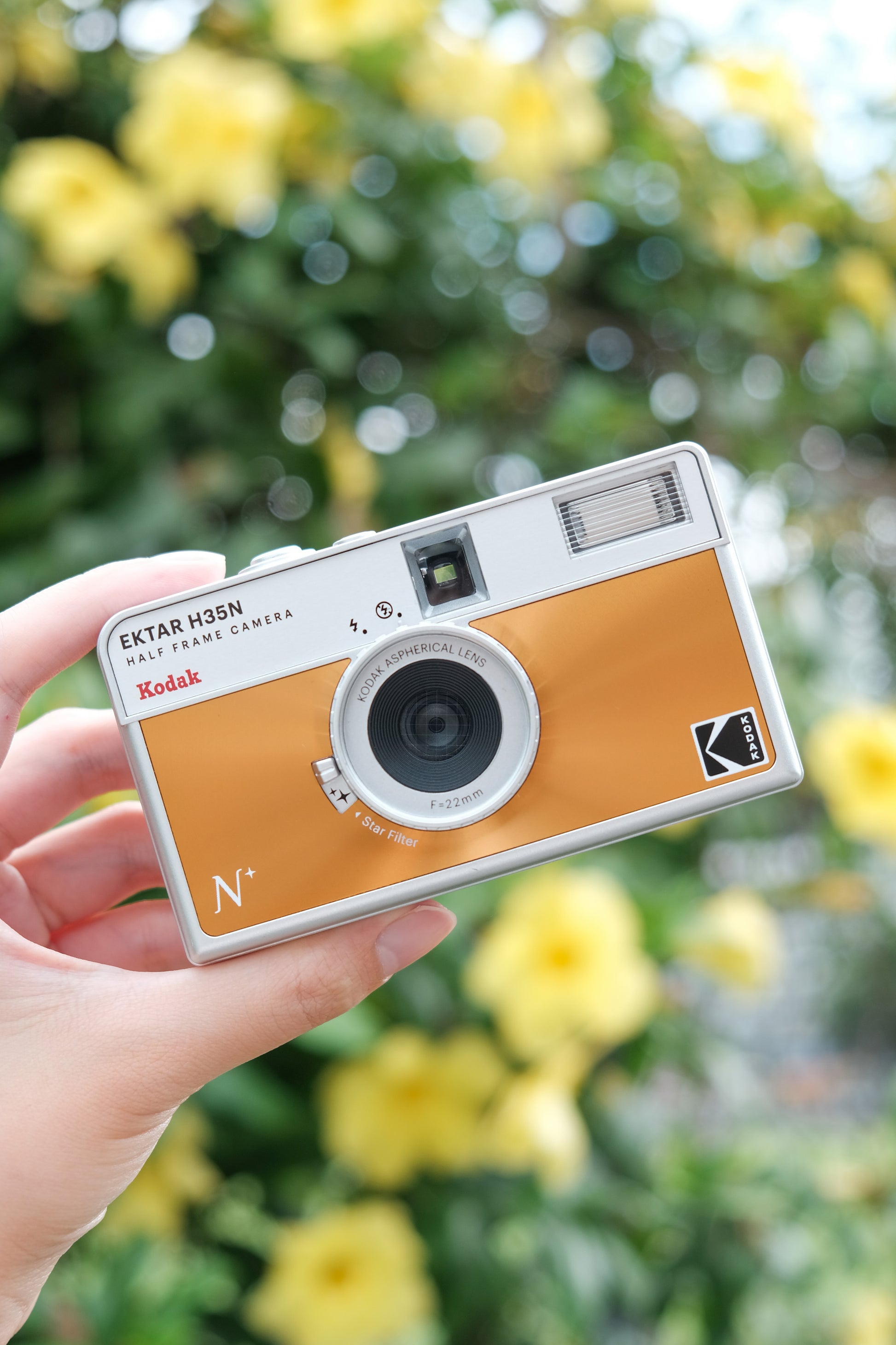 Kodak EKTAR H35N グレーズドオレンジ フィルムカメラ ハーフフレーム ハーフカメラ