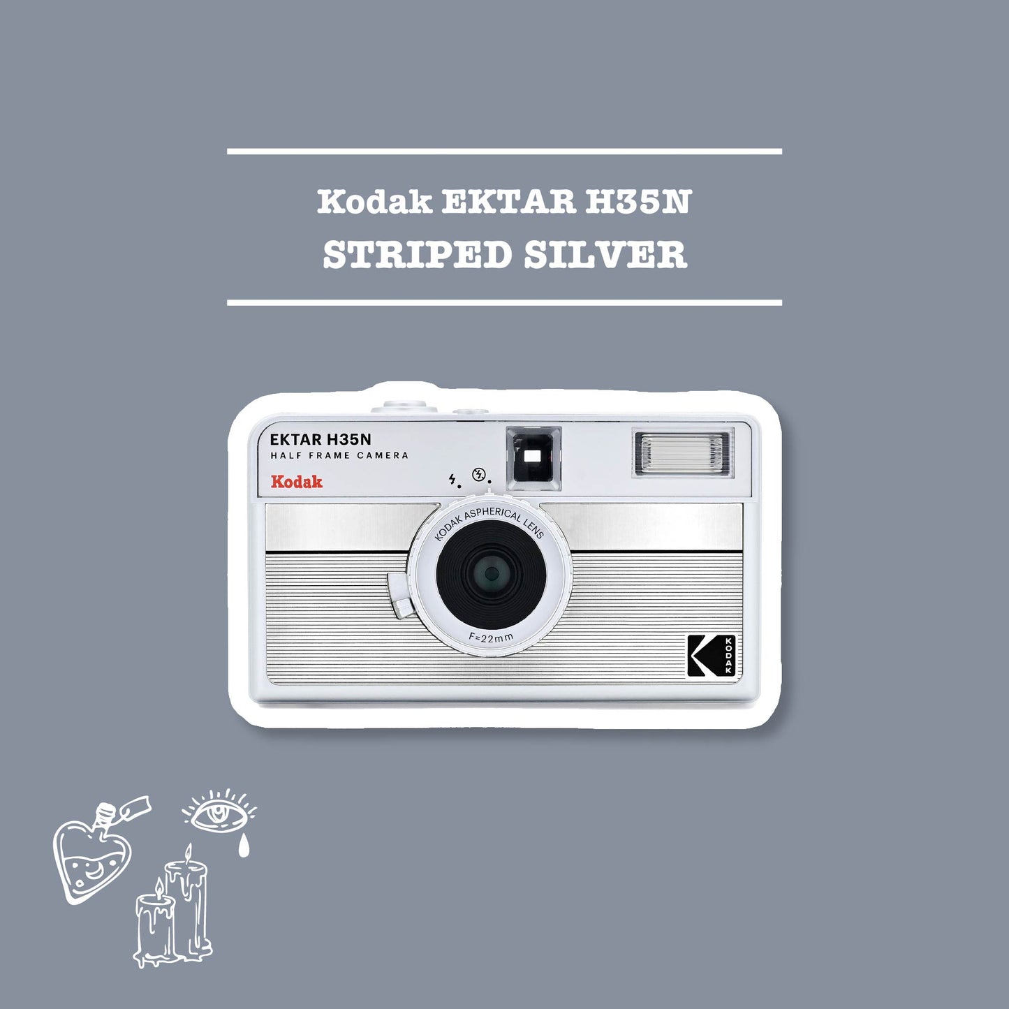 Kodak EKTAR H35N ストライプトシルバー
