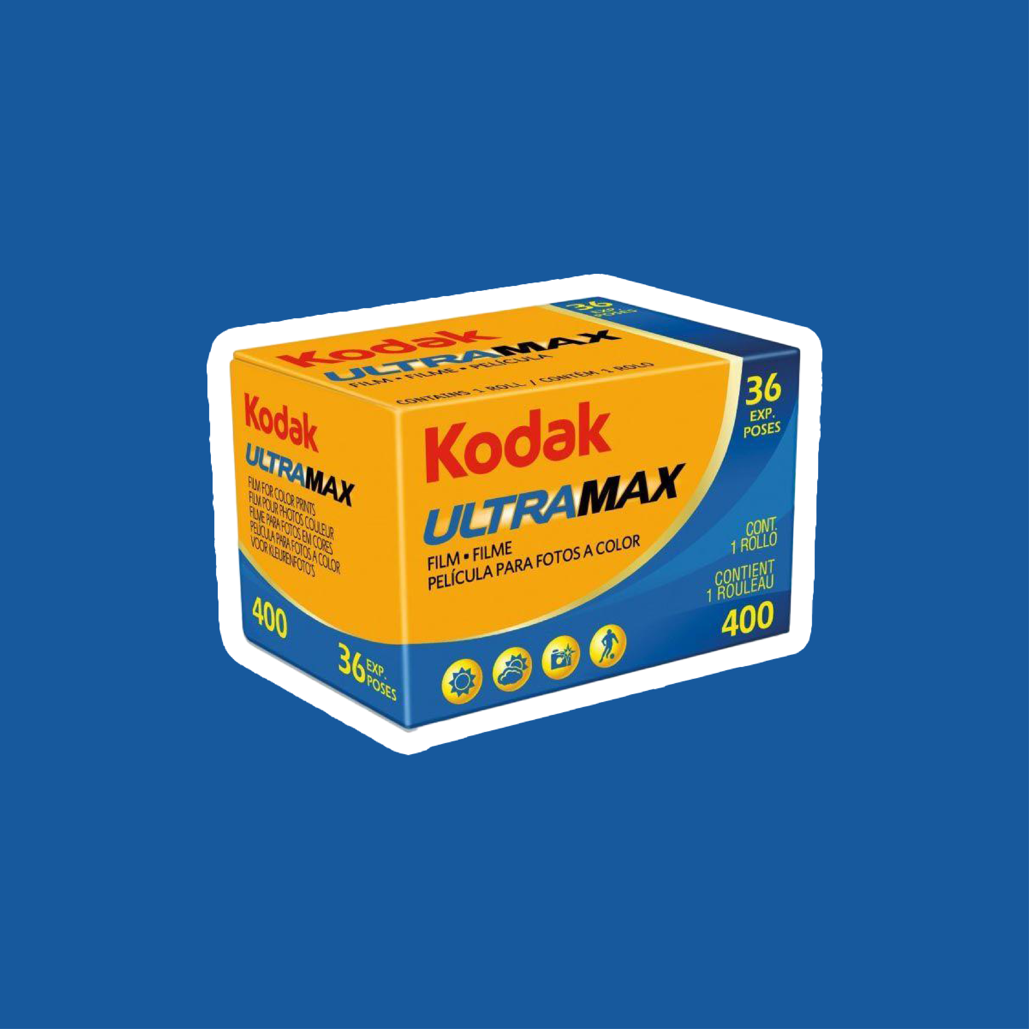 Kodak ULTRA MAX 400 135 36譫壽聴繧� 8譛ｬ繧ｻ繝�繝�-