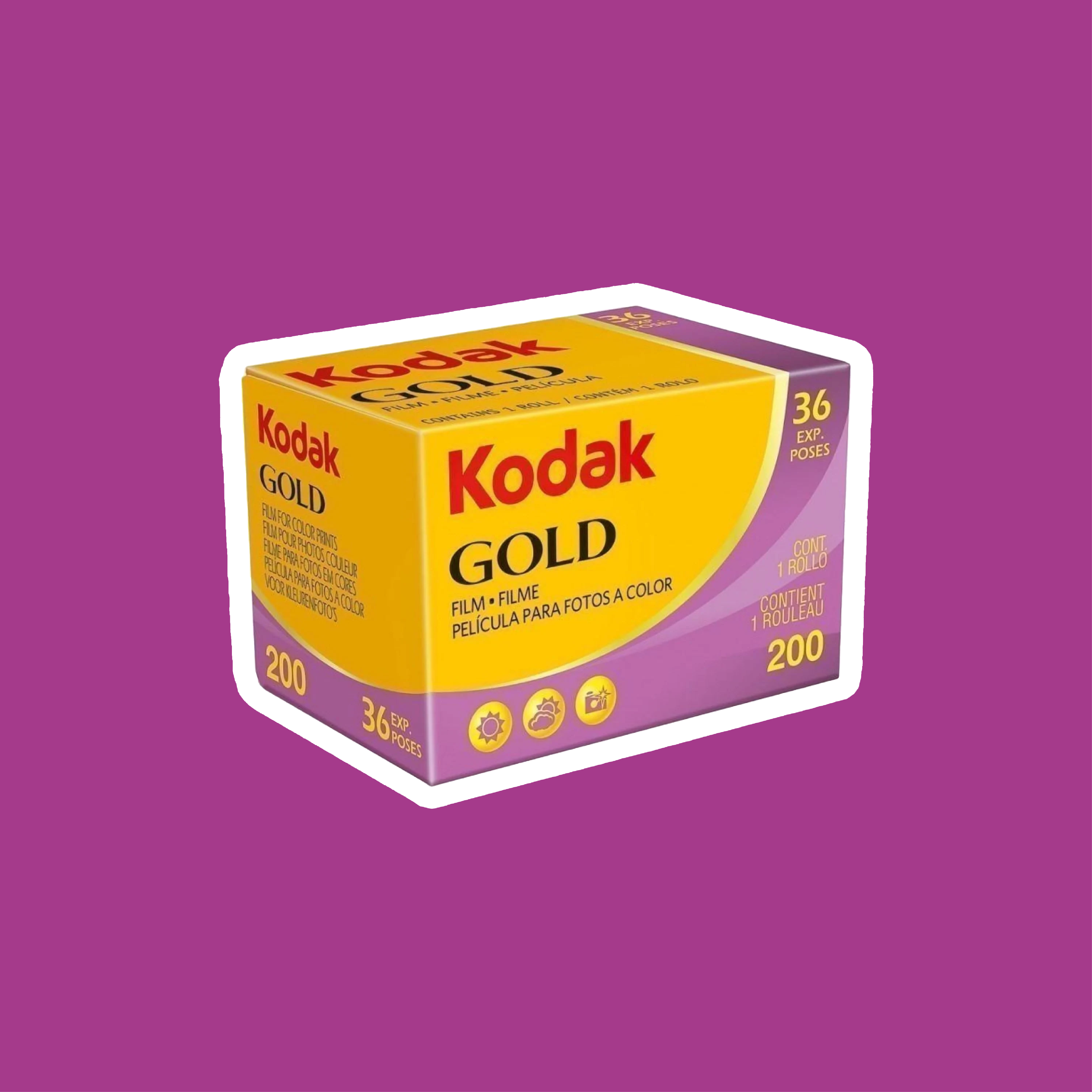 Kodak gold200 ゴールド200 36枚撮り カラープラス計4本